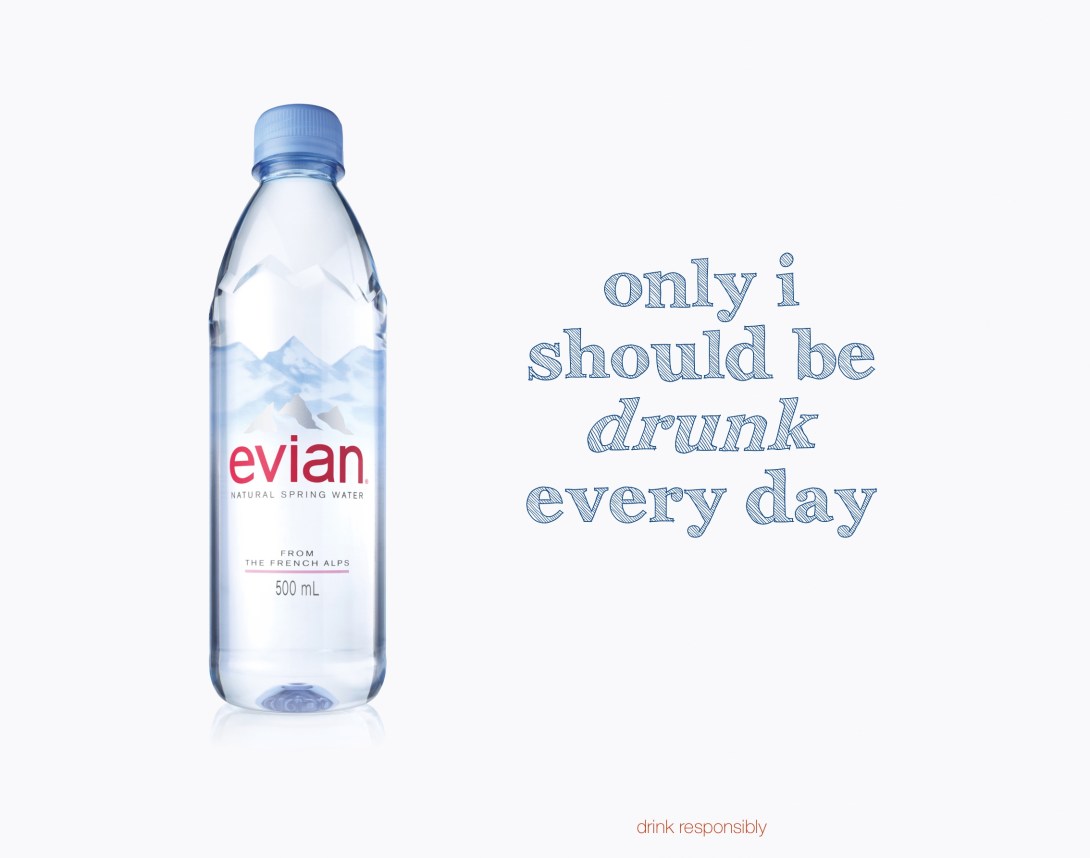 Water advert concept