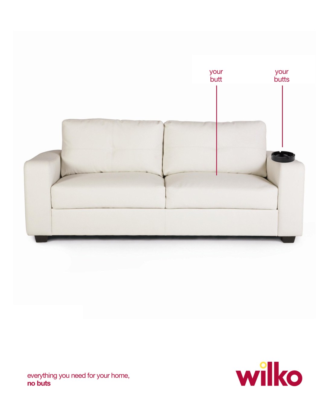 advertising concept for ashtrays and other homewares