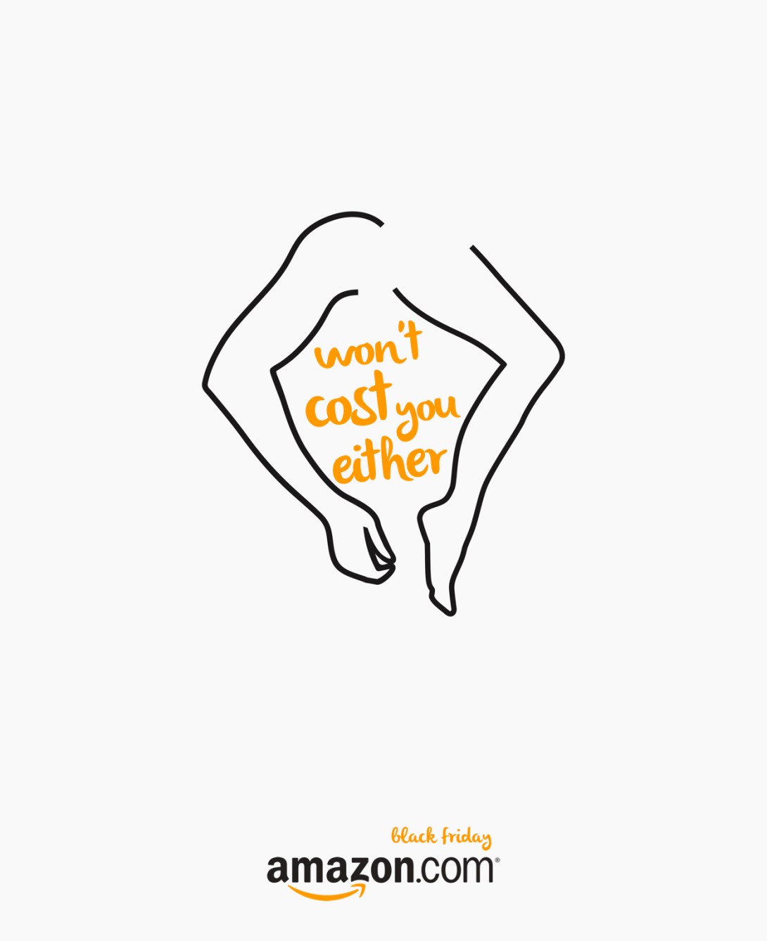 Advertising idea for black friday - it won't cost you an arm or a leg