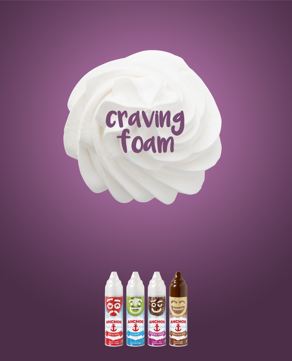 advertising concept for shaving foam - craving foam