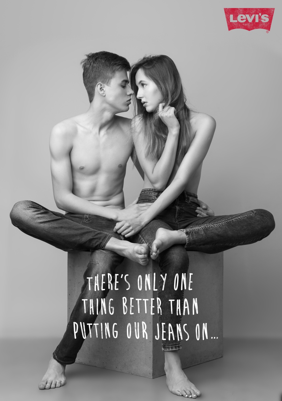 advertising concept for jeans
