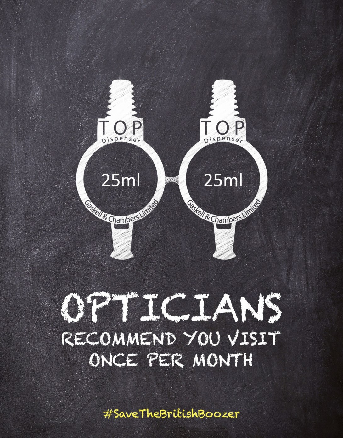 ad idea to save the British boozer - optics opticians