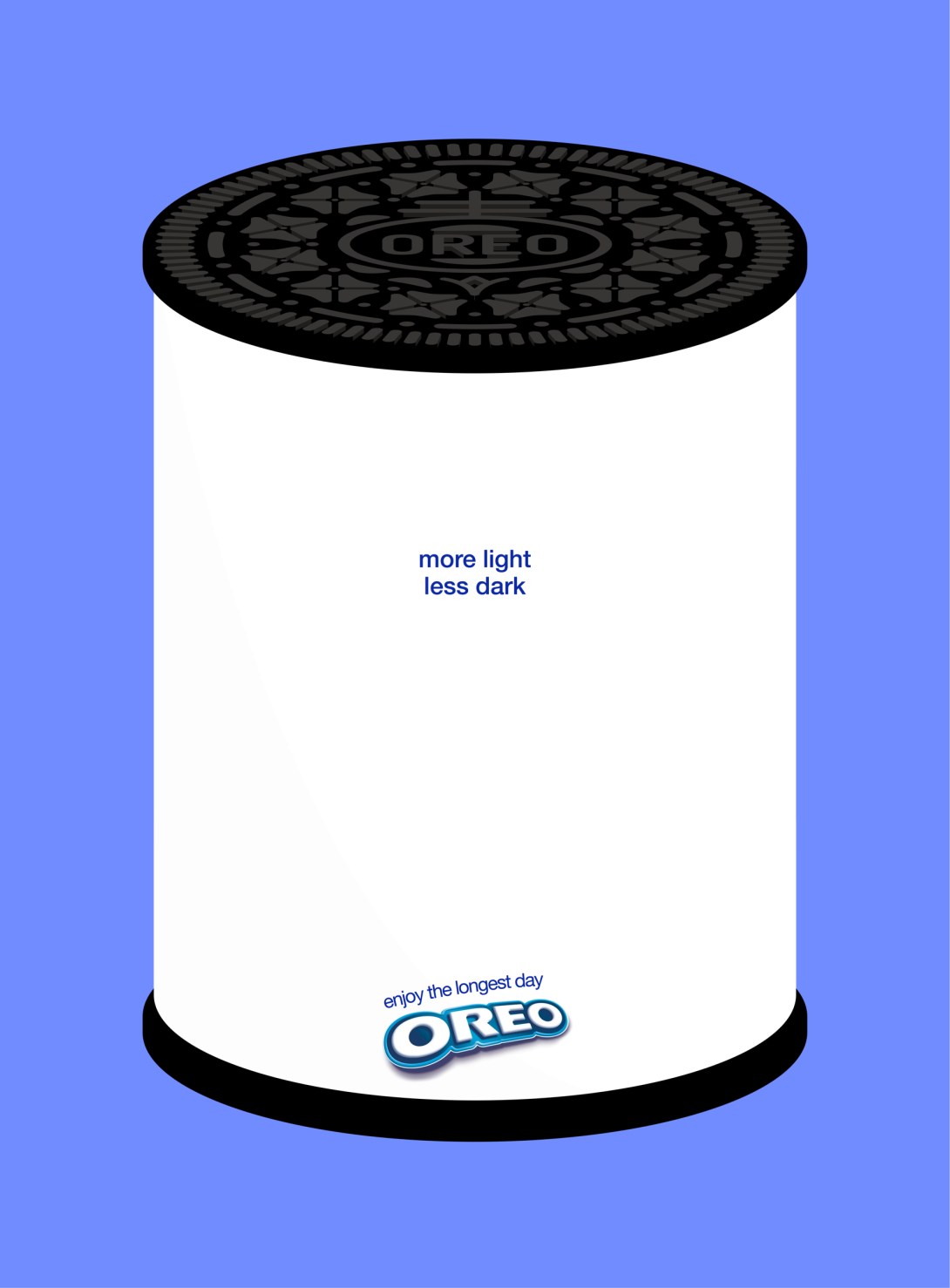 summer solstice advertising idea for oreo - more light and less dark