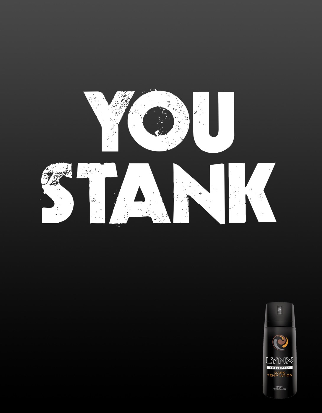 advertising idea for Lynx - you stank