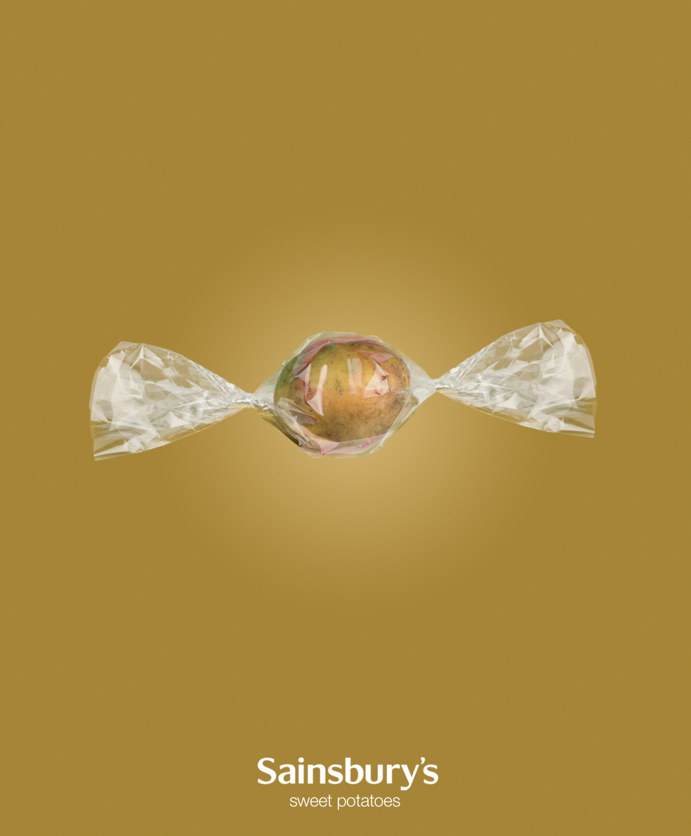 Advertising idea for sweet potatoes