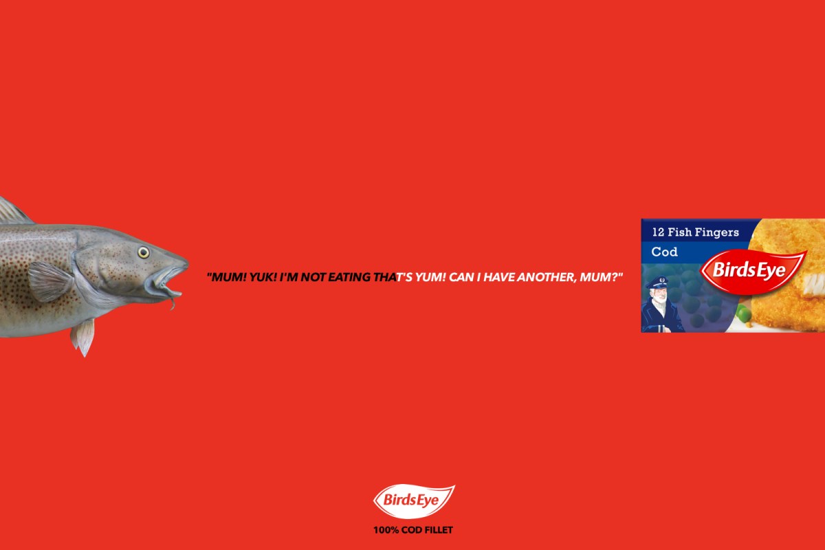 Fish Advertising Quick advertising idea for a fish fingers brand – Bite-Sized Marcomms