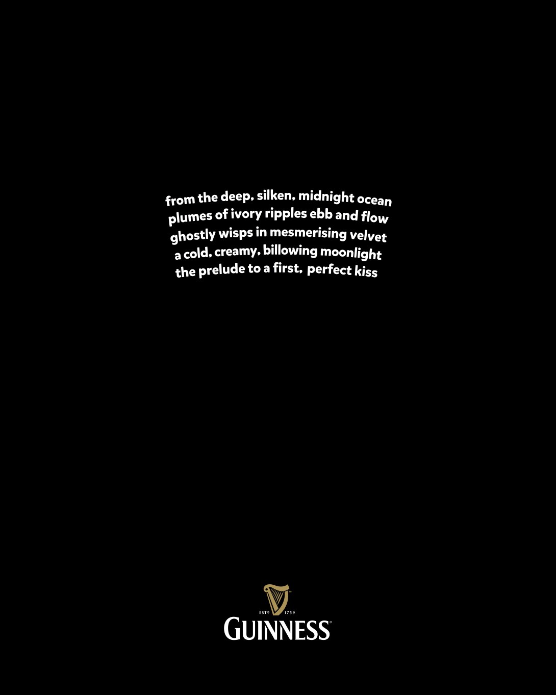 advertising concept for Guinness - the poem