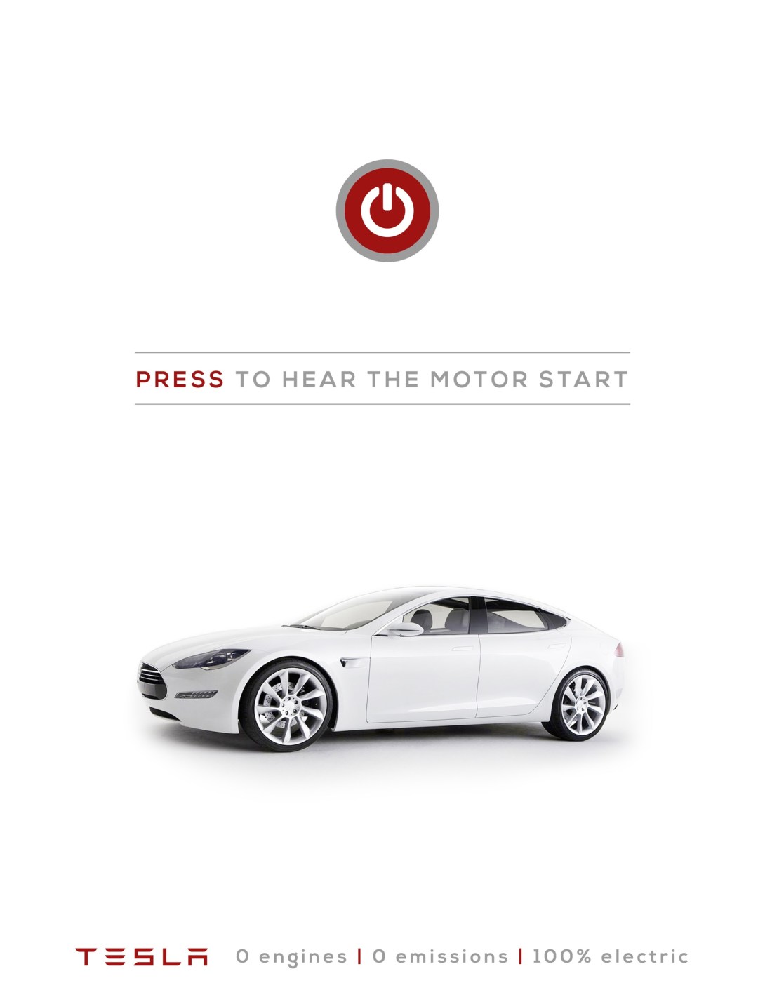 tesla interactive print ad 1