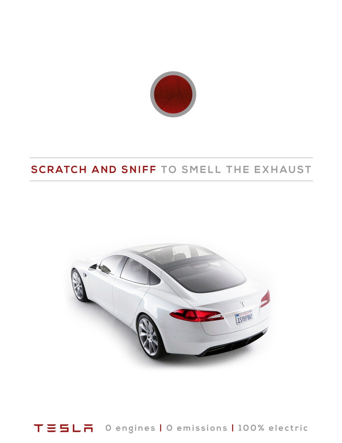 tesla interactive print ad 3