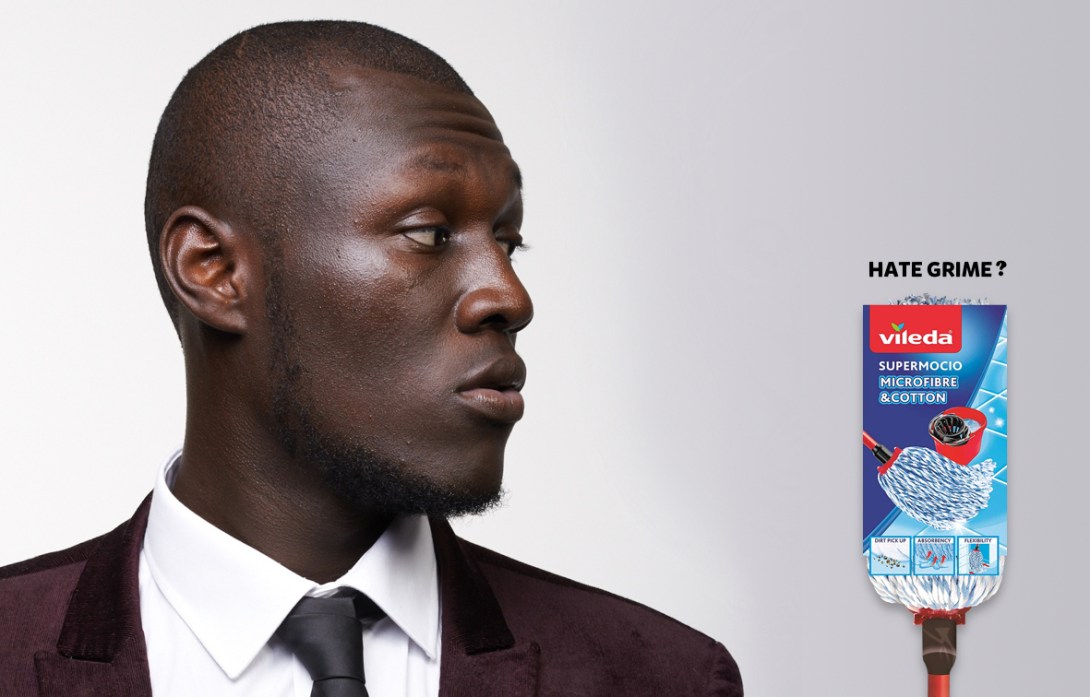 Advertising concept for Vileda supermops - hate grime?